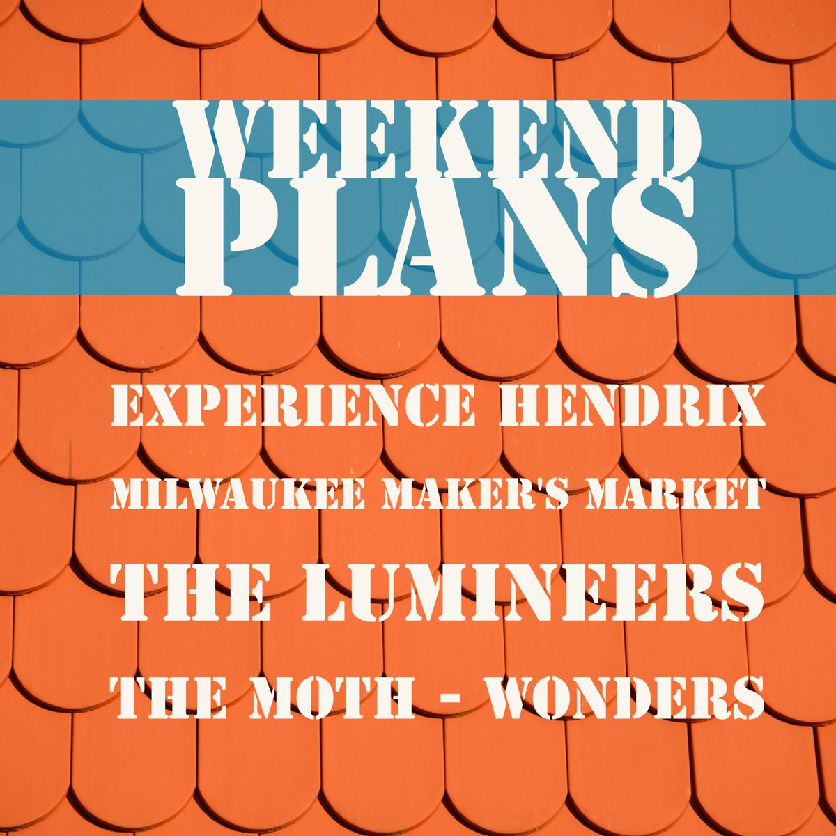 infomilwaukee's tweet photo. See ya out there! #WeekendPlans #Milwaukee https://t.co/q6cRi5HFmT