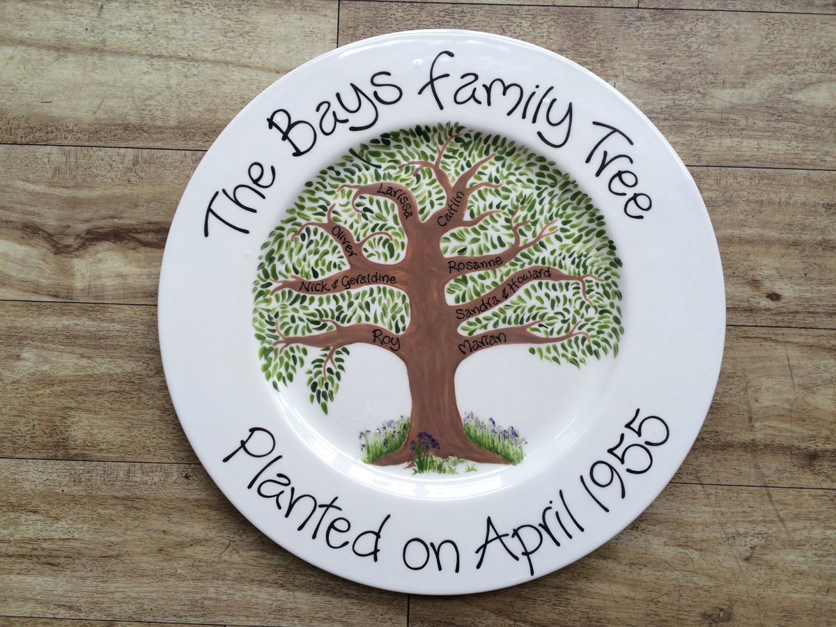 AllFiredUpCafe's tweet photo. We thought this was a great idea. Capturing a #family tree on #ceramic is an excellent way to remember your loved ones forever. #AllFiredUp https://t.co/nLoliyQV7H