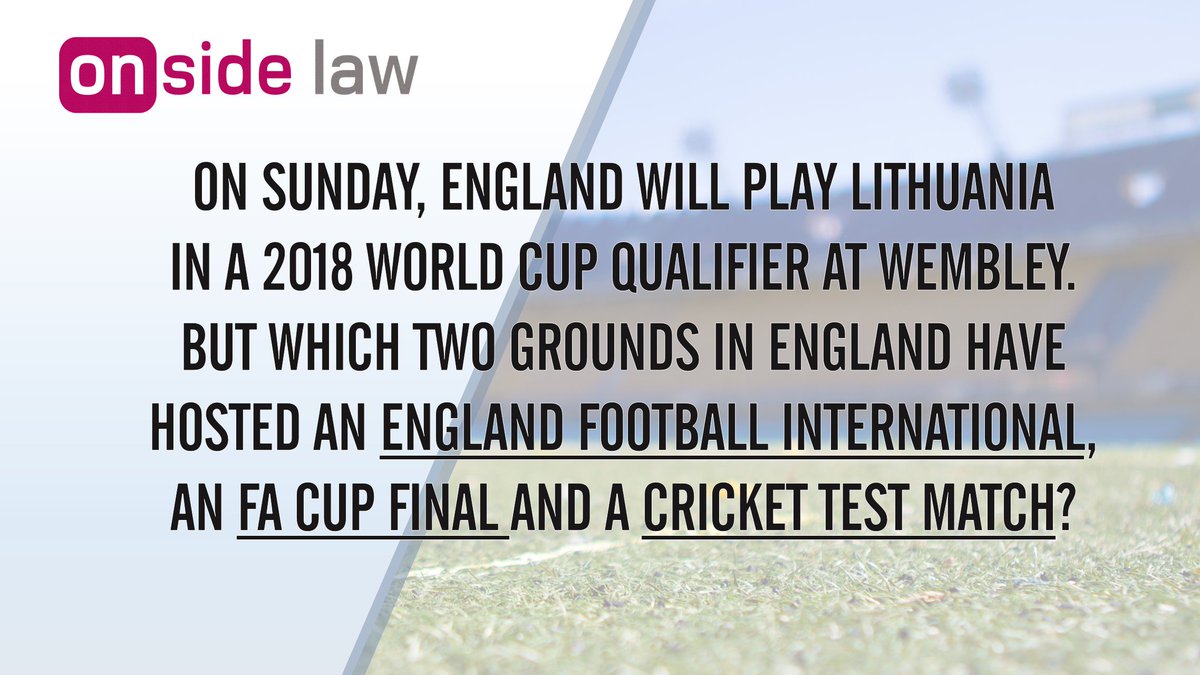 onsidelaw's tweet photo. It's time to reveal the answers to this week's #OnsideTeaser:
1⃣The Oval
2⃣Bramall Lane
Be proud @surreycricket & @SUFC_tweets, be proud. https://t.co/yd89kENtCf