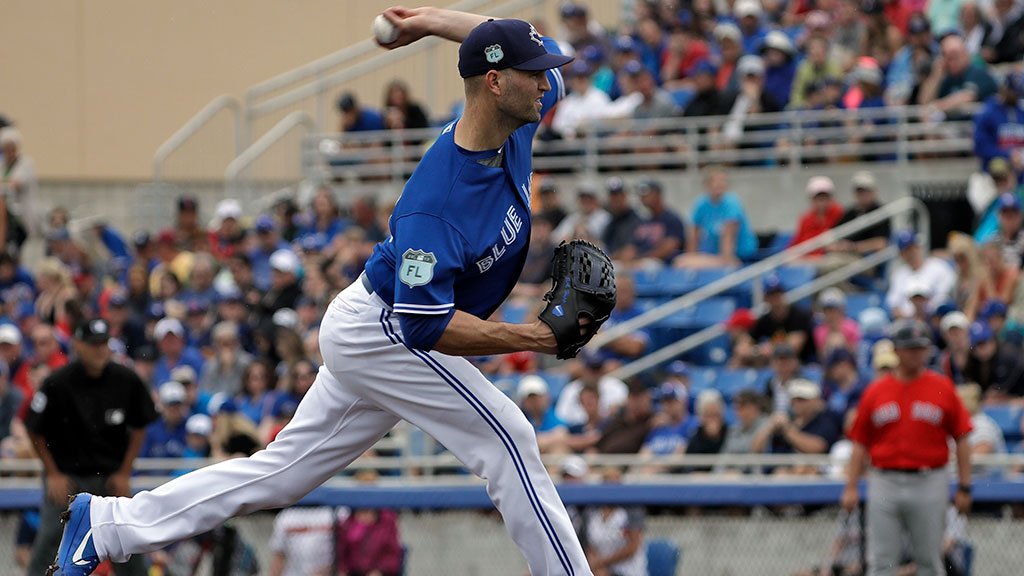 Play ball! #LetsRise   📺: @Sportsnet  📻: #BlueJays.com  ➡️: atmlb.com/2mzOOyf https://t.co/M8GkOSv7Ht