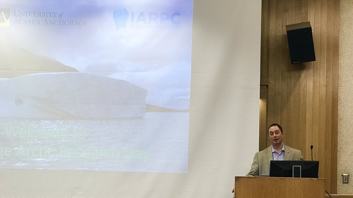 NautilusImpInv's tweet image. Ethan Tyler #dcced opening @uaanchorage @ArcticResearch #anchorage #Arcticresearch day