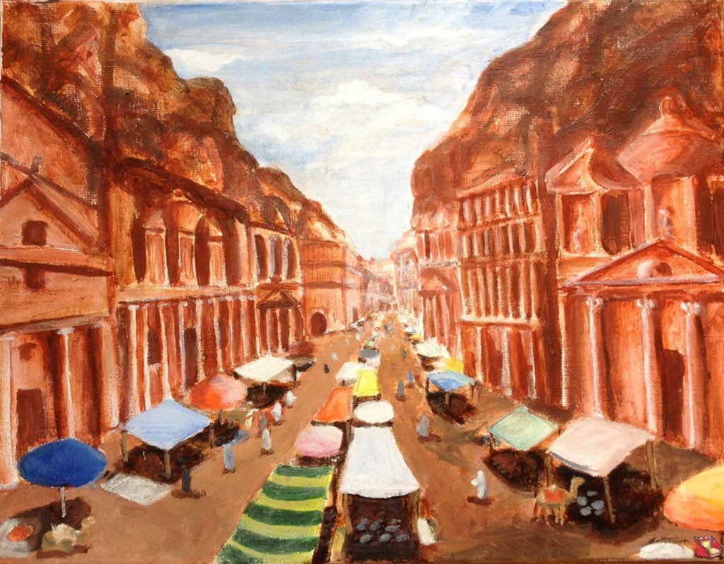ELIAREycreation's tweet photo. Huile sur toile: Si Pétra(Jordanie) ne fus jamais abandonnée.
Oil: If Petra(Jordan) was never abandoned https://t.co/w3Pn1O2LB7
