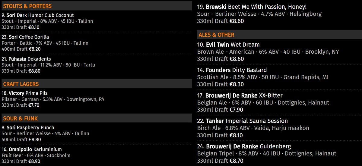 Sori Taproom (@soritaproom) on Twitter photo Now pouring great beers from <a href="/Omnipollo/">Omnipollo</a> <a href="/stigbergets/">Stigbergets Bryggeri</a> <a href="/tankerbrewery/">Tanker Brewery</a> <a href="/ollenaut/">Õllenaut</a> <a href="/brewski_se/">Brewski</a> and of course <a href="/SoriBrewing/">Sori Brewing</a>. #olut #öl Now pouring great beers from <a href="/Omnipollo/">Omnipollo</a> <a href="/stigbergets/">Stigbergets Bryggeri</a> <a href="/tankerbrewery/">Tanker Brewery</a> <a href="/ollenaut/">Õllenaut</a> <a href="/brewski_se/">Brewski</a> and of course <a href="/SoriBrewing/">Sori Brewing</a>. #olut #öl