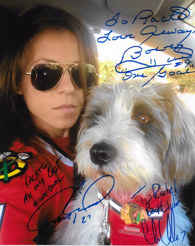 WrapItUpHeller's tweet photo. @Jeremy_Roenick thanks again for tagging this boss shot of me &amp; my boy, #BrachAmadeus! #HPD to Goliath! #OneGoal #HawkeyHound #ChicagoDawg https://t.co/N84ltKfGNh