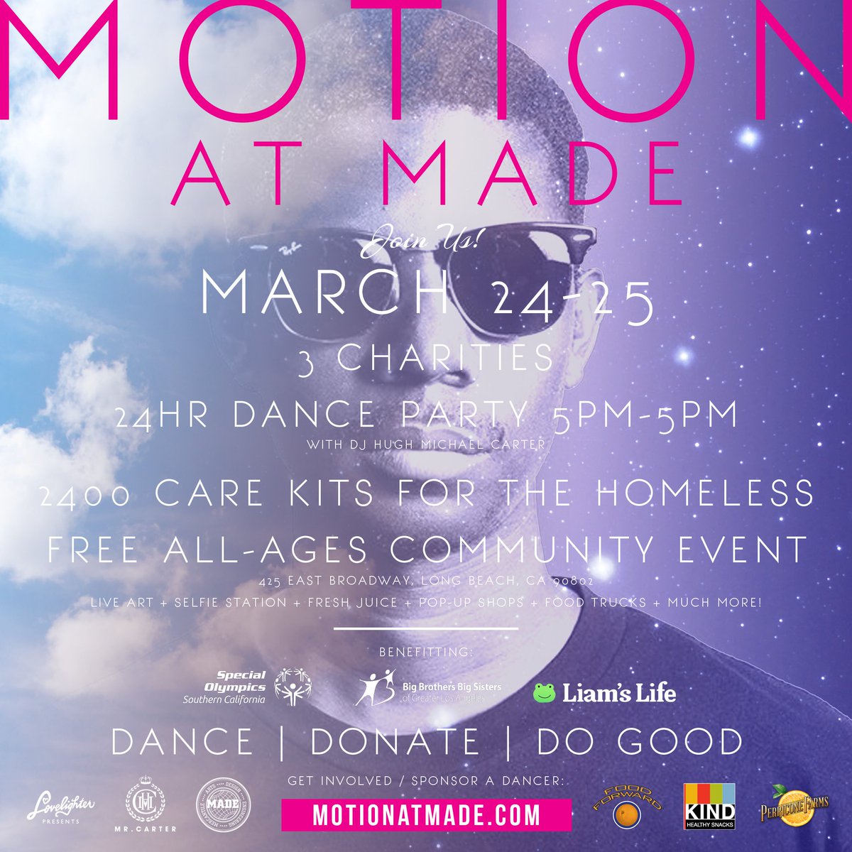 motionatmade's tweet image. 24hr Dance & Donate Party motionatmade.com benefitting @BBBSLA @SOSoCal 5pm 3/24 til 5pm 3/25 - Dance | Donate | Do Good!