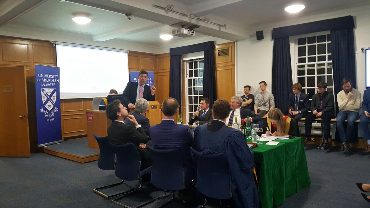 Cracking night with <a href="/aberdeendebater/">Aberdeen Debater</a> at #EM17. Consensus both sides of table: no #indyref2 (almost). <a href="/ScotTories/">Scottish Conservatives</a> <a href="/ConMEPs/">Conservative MEPs</a> #EarlMarischal