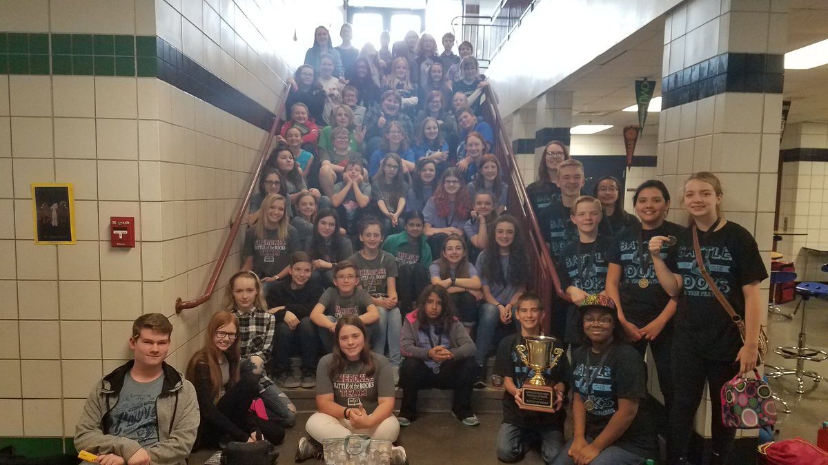 cdwilkins2's tweet image. Congratulations @PViewSPS @PVmakerspace 1st place SPS Battle of the Books team! MS BOB teams are amazing! @officialSPS #spsBoB #spslib