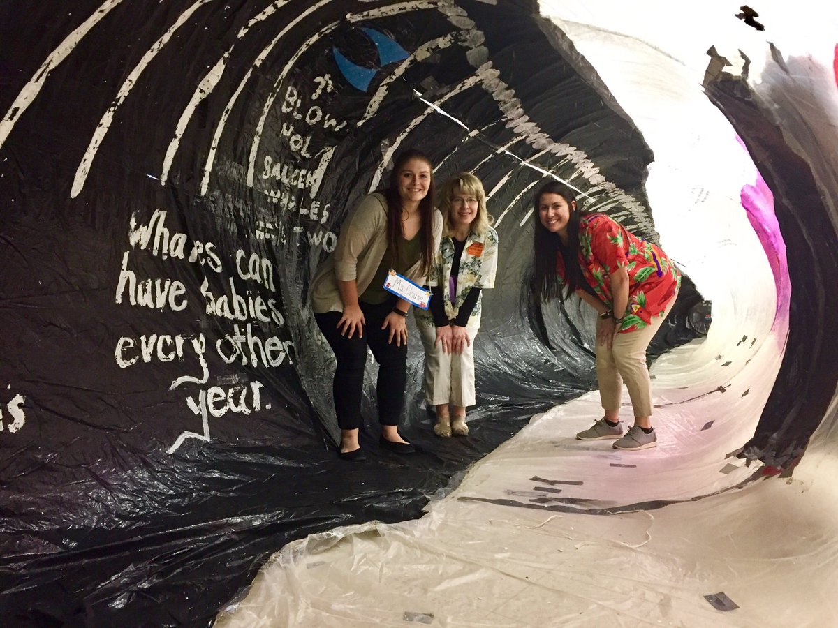 Whoa...there's a beached whale at West Side Elementary in Marshall, MN 😉🐳 #smsu #clinicals #lorenrocks