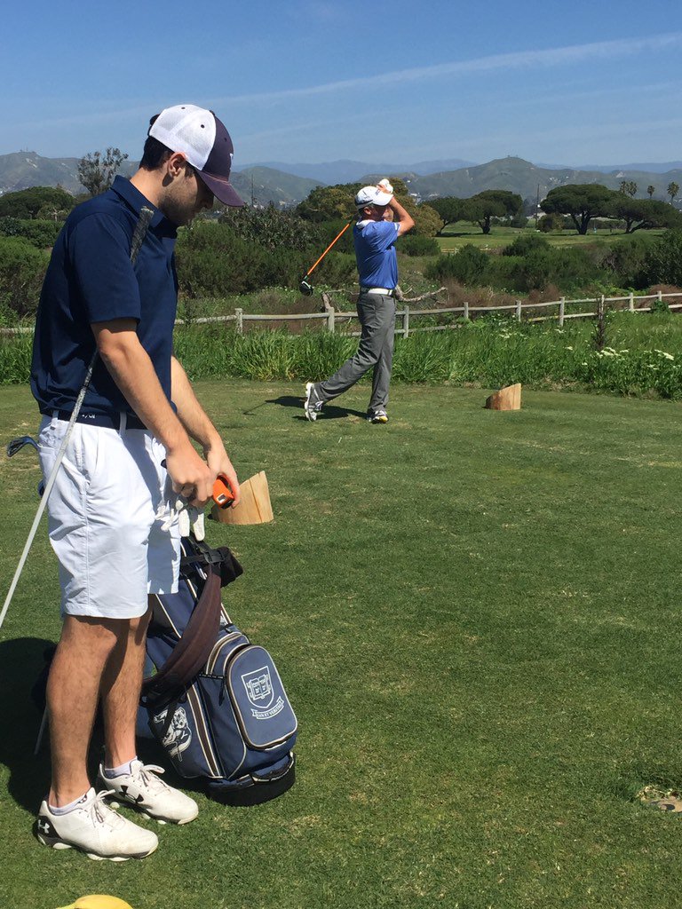 UCSBMensGolf's tweet photo. Jim Ley, oldest frosh in Gaucho Golf history...vs. Yale, Olivas Links G.C. https://t.co/pHyD92DKov