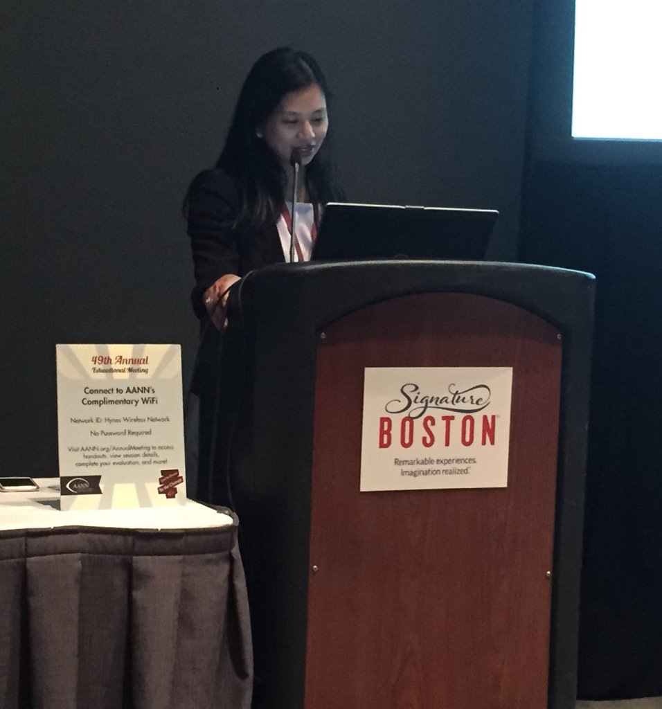 AshSharan's tweet photo. Picture of our great #nursepractitioner presenting at @NeuroNursesAANN. @TJUHospital patients are lucky to have her! https://t.co/AfbUZPCxlY