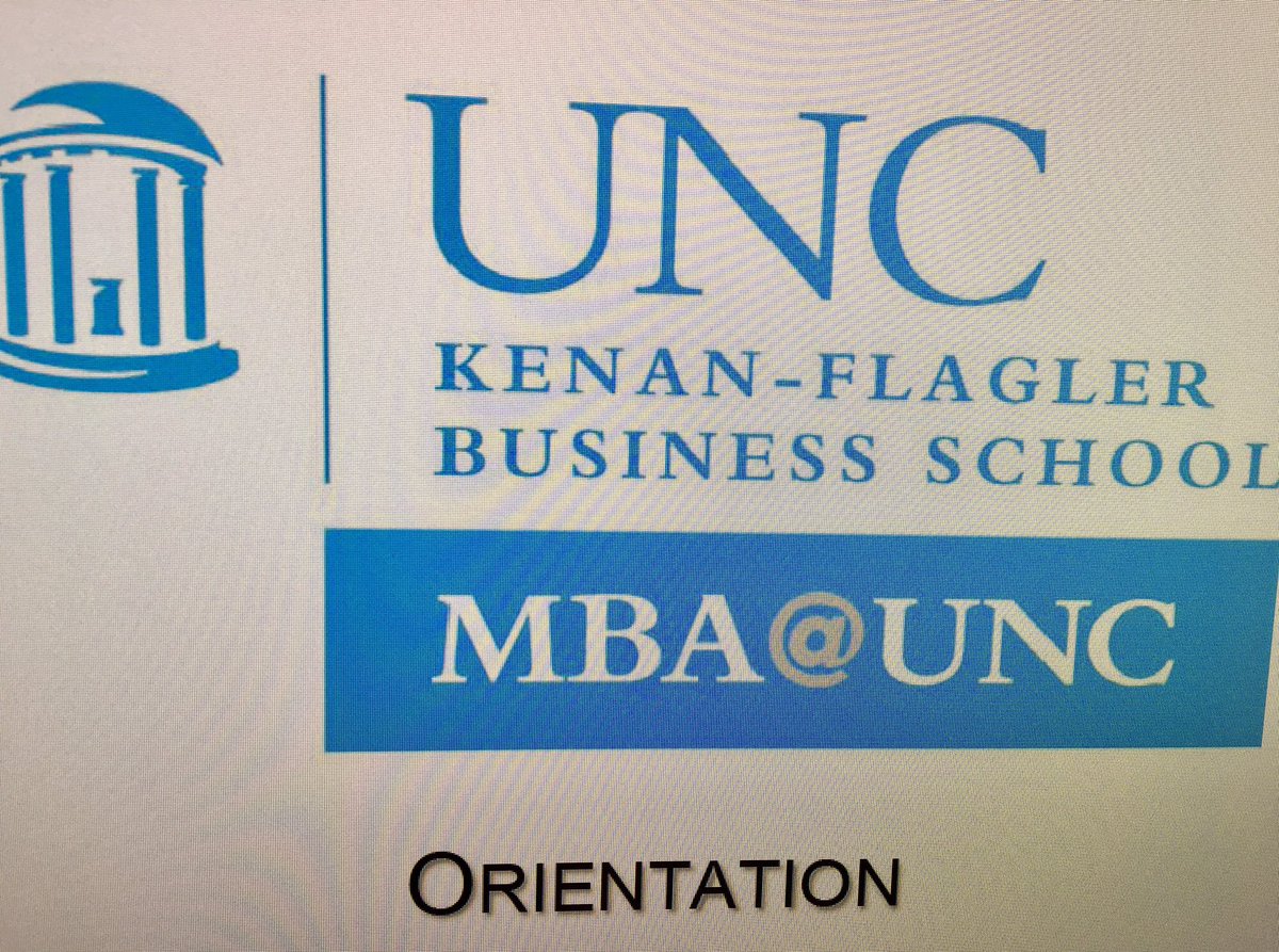 Great meeting some of our new students today! @MBAatUNC #AprilCohort #orientation