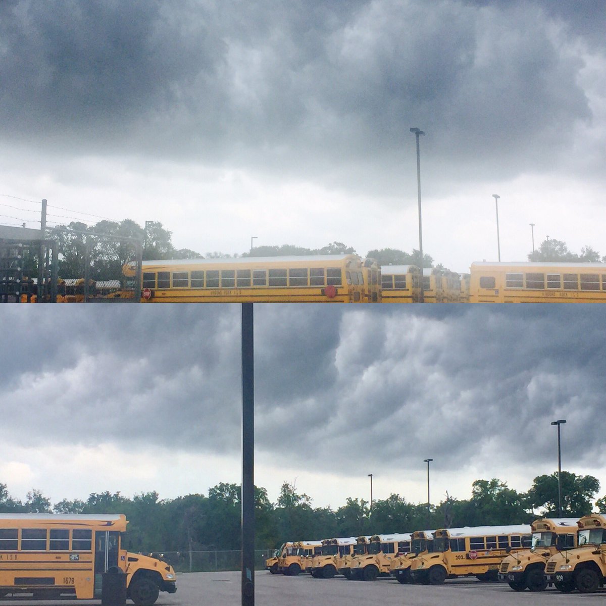 kimrrisd's tweet photo. Hoping this blows out before our drivers and students are on the road.  Be safe everyone!! https://t.co/RiPnVzsyIb