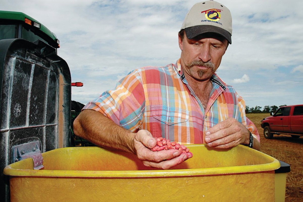 TexasPeanuts's tweet photo. Happy #PeanutFarmerFriday! Today, we are featuring Clint, a fourth-generati... #peanuts #ThankAFarmer #NationalPeanutMonth #NutsAboutPeanuts https://t.co/hzQj2l9TkF