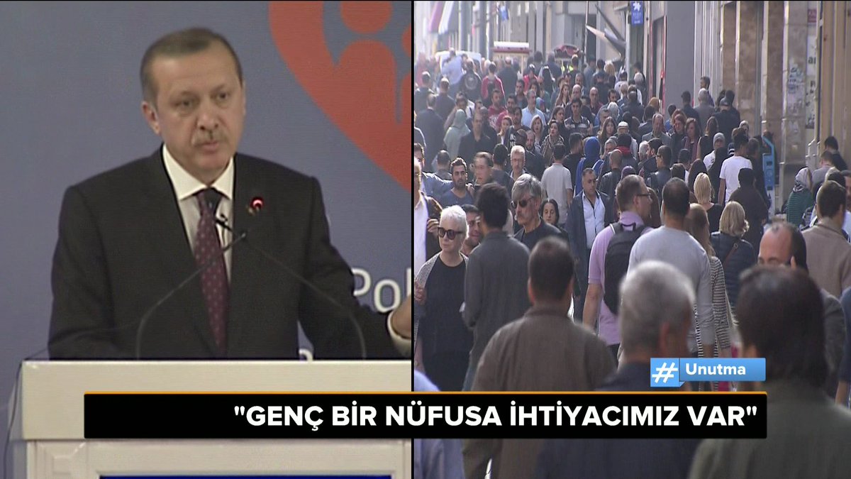 "Genç bir nüfusa ihtiyacımız var"
#Unutma <a href="/unutmahaber/">UNUTMA!</a> <a href="/muratgener/">Murat GENER ✒️</a> ow.ly/sXIC30aewQh