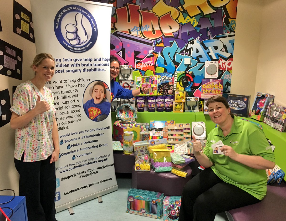 SuperJCharity's tweet photo. Thanks to @asda Bury green tokens we've been able to donate a Hospital Play Package worth £500 full of arts, crafts and games!  👍🏻👍🏻👍🏻 https://t.co/bD9pzMYyuL