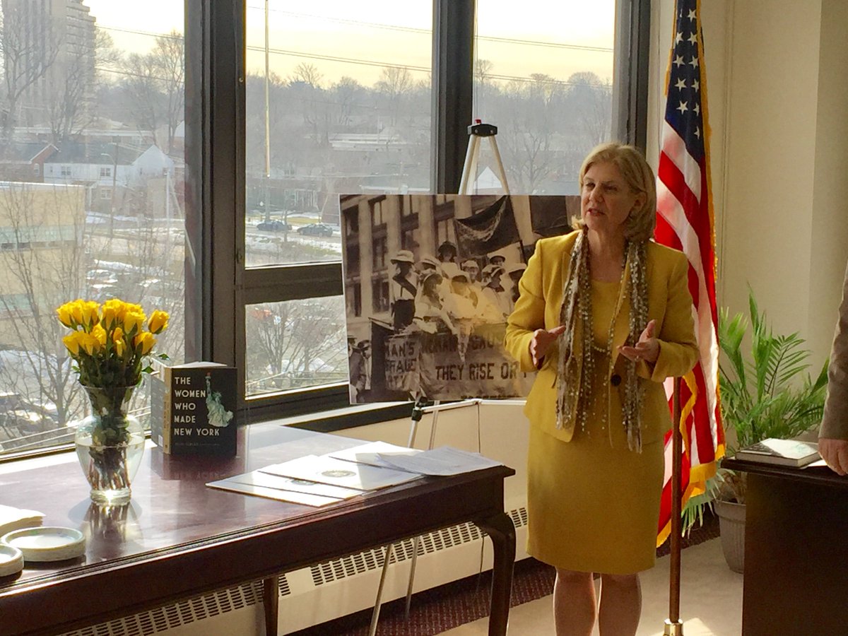 ShelleyBMayer's tweet photo. Proud to have honored five outstanding Yonkers women today commemorating Women's History Month. Thank you to all who joined us. #WHM https://t.co/zmZoWODxff
