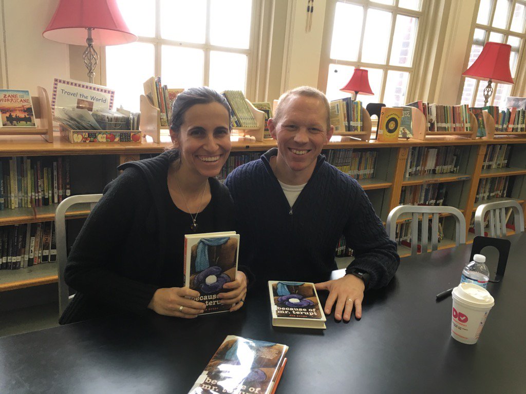 PS10Library's tweet photo. PS 10 5th Graders had a treat today!  @RobBuyea shared laughs and inspiration! https://t.co/aYGBlVnPMW