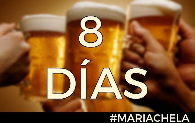 Cuenta regresiva...
Los esperamos este 1 y 2 de Abril.
#MARIACHELA 
#CervezaArtesanal
#Consumelocal 
🍺🍺🌸🌸👌🏻👌🏻