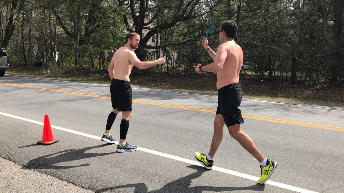 F3Fountainhead's tweet photo. Subby in from leg 5, Stache out on 6. #F3Cola6 ahead of pace by 10 mins. #HotAndFast https://t.co/k9ZfppuPqI