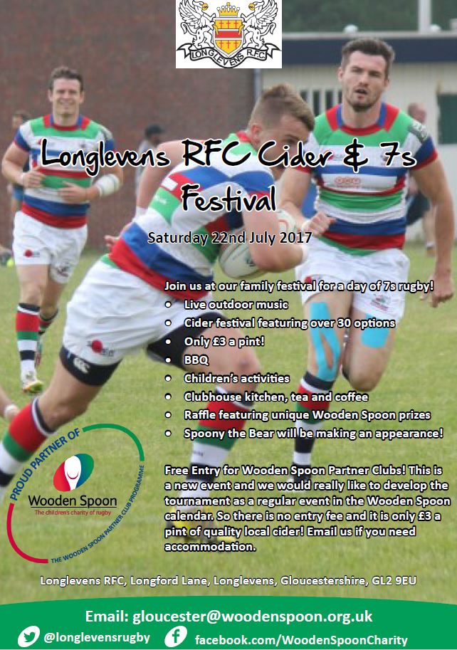 beerratrugby7s's tweet photo. Here we go! Inviting all teams to @LonglevensRugby for a social day of Cider &amp; 7s @charityspoon @Chfprfc @OfficialCHRFC @gloucesterrugby https://t.co/6gkoM5rvNA