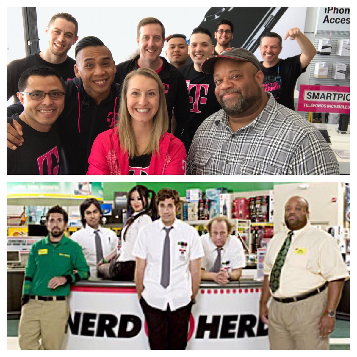 BeGreatArend's tweet image. #27 for @MyHITMobile congrats Team!Also a celebrity sighting with Big Mike from Chuck! Keep growing @TMobile @SamSindha @smccloskey30 #SWTPR