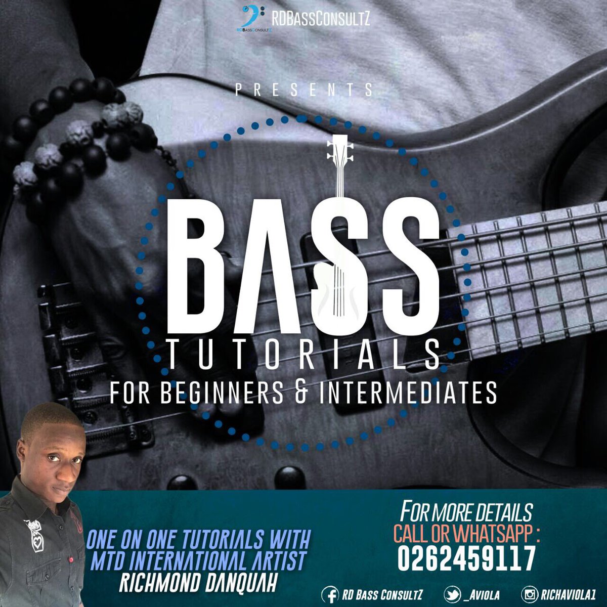 bassconnect_af's tweet image. #BassTutorials
#RDBassConsultZ
#MTDInternationalArtist
Call to register🎸🎸🎸🎸