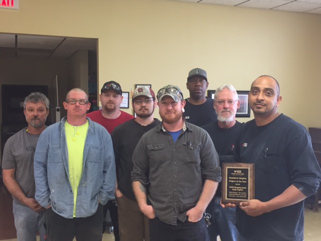 WillmarElectric's tweet photo. Congrats to Drew Janz, Jose Becerril &amp; Steve Gardner on winning Southern Project of the Year for their work on AAFES Shopping Center Upgrade https://t.co/MeA6oxsGZa