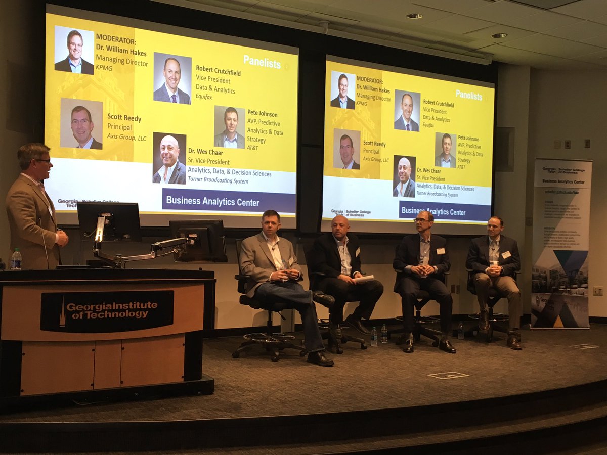 DrBDub's tweet photo. What a treat to end #BusinessAnalyticsForum2017 with panel on #Data Inspired Culture #BusinessAnalyticsCenter #Data https://t.co/yrhlSkffcC