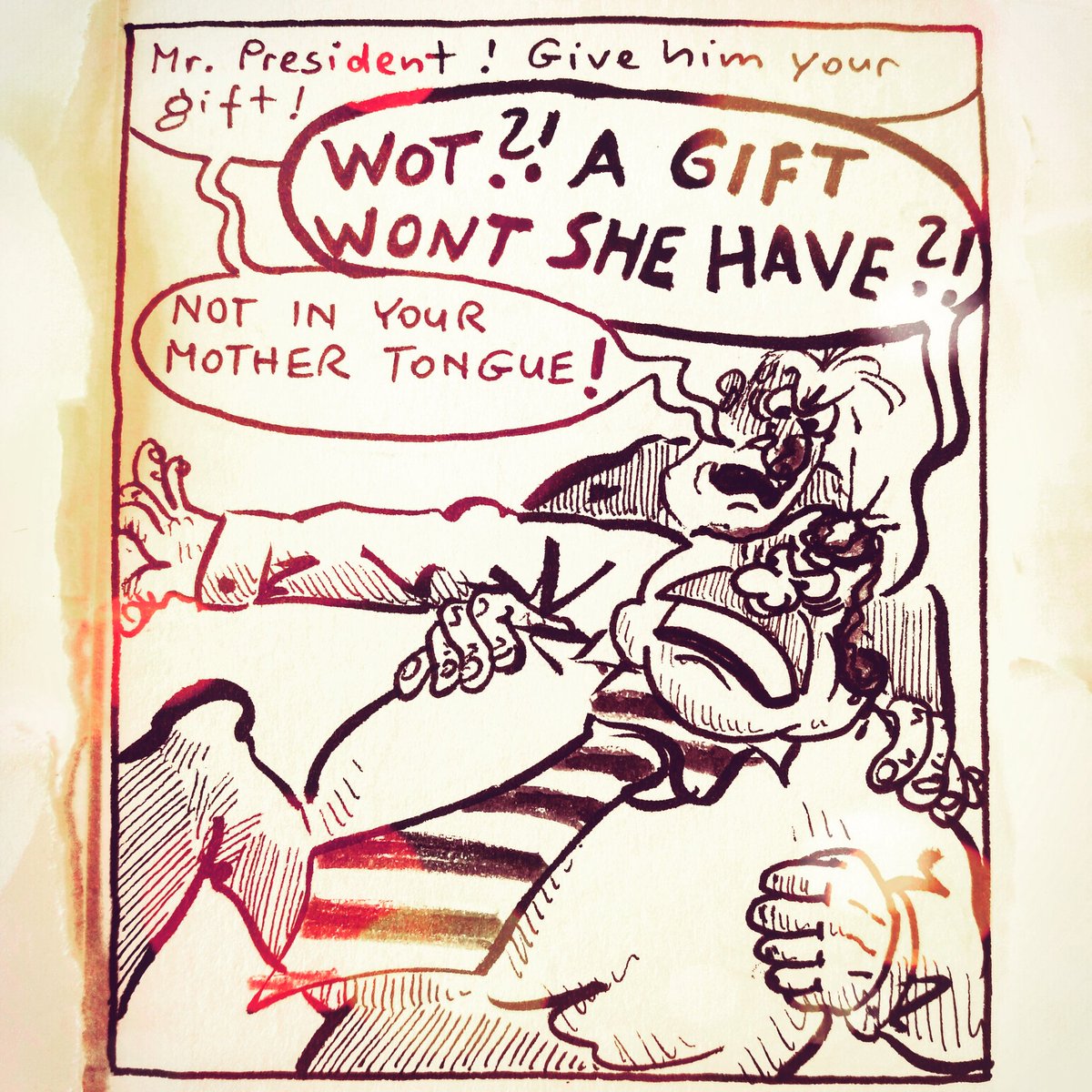 MirRoyComics's tweet photo. Heute mein Comic für die slowenische #Comicanthologie #Stripburger fertig bekommen. 😀💪 #comic #indiecomics #selfpublisher #comix #ucomix https://t.co/I51wCgP1WW