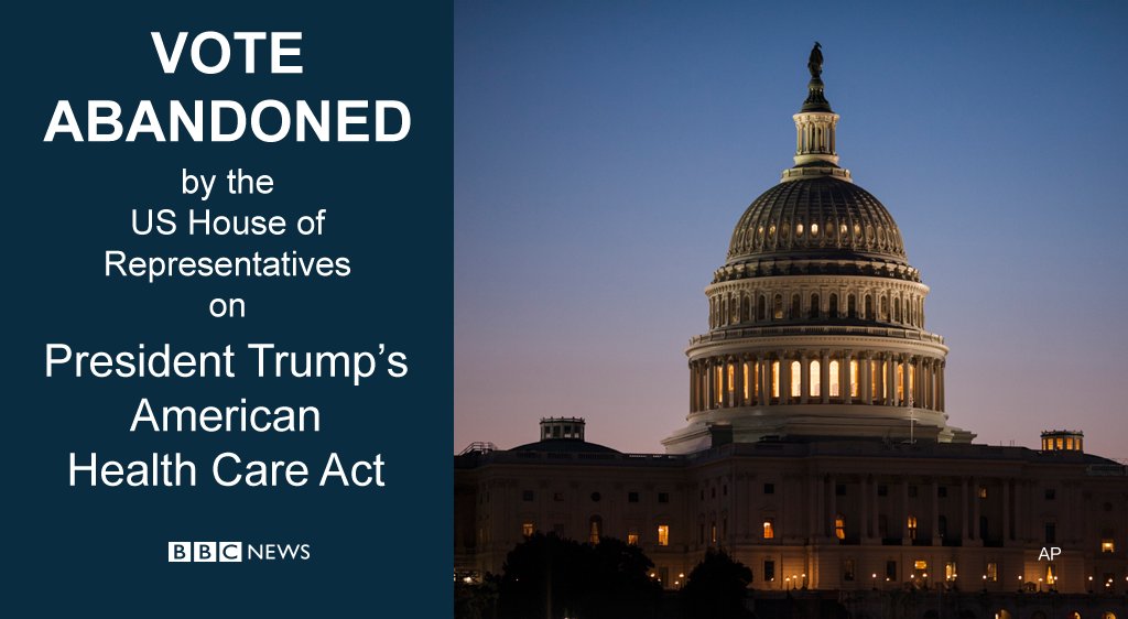 bellomariga26's tweet photo. US media reports that the vote on the Republican healthcare bill has been pulled https://t.co/t6wpo1HlPQ by #BBCBreaking via @c0nvey https://t.co/mmHoqwVIu3