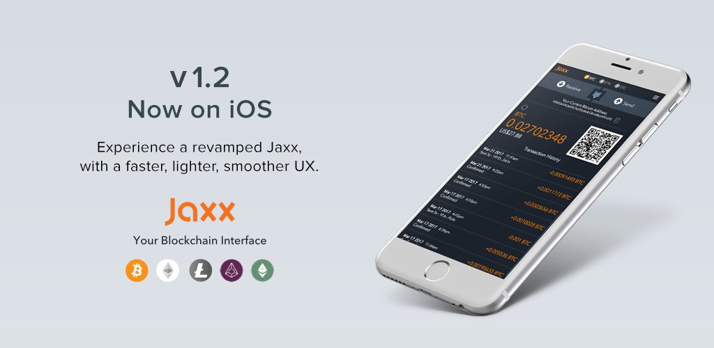 jaxx_io's tweet photo. Jaxx 1.2 is now live for our iOS users! Experience a revamped Jaxx. Faster, lighter, smoother UX on the @AppStore. https://t.co/r9GxgGBcTd