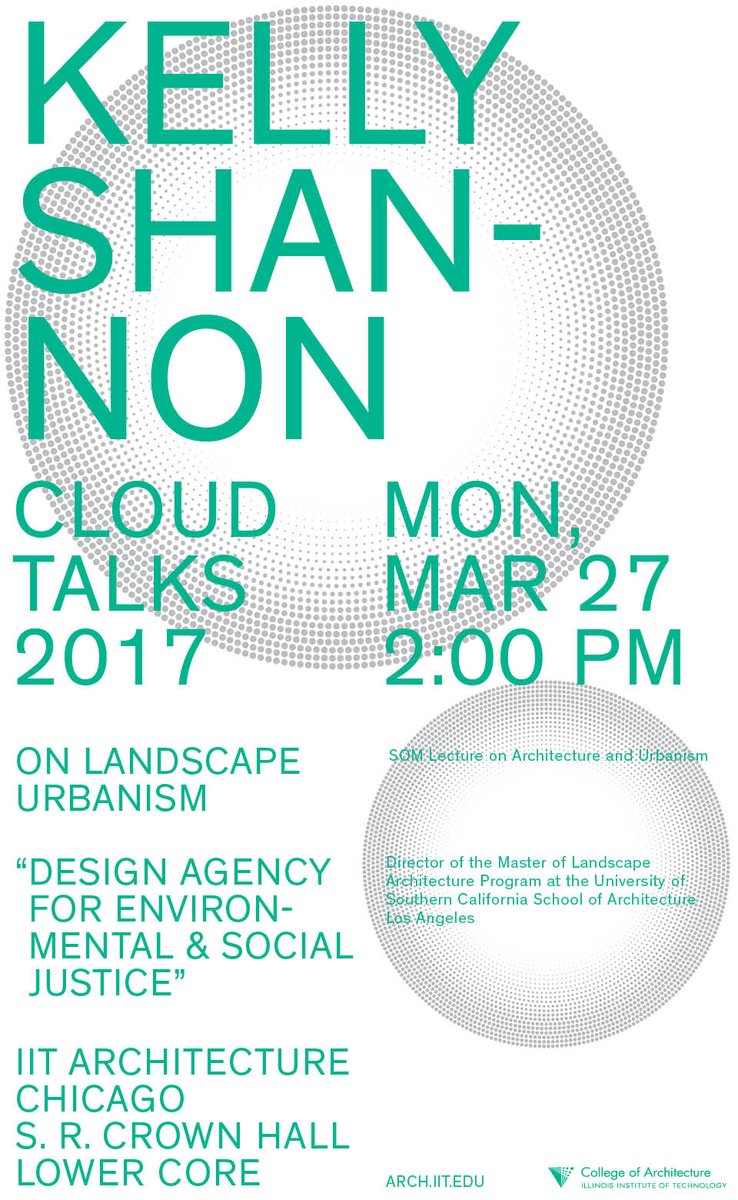 IITArchitecture's tweet image. Prof. Kelly Shannon @USCArchitecture will deliver @SOM_Design Arch &amp;amp; Urbanism Cloud Talk, 2pm, Mon., 3/27: arch.iit.edu/life/cloud-tal…
