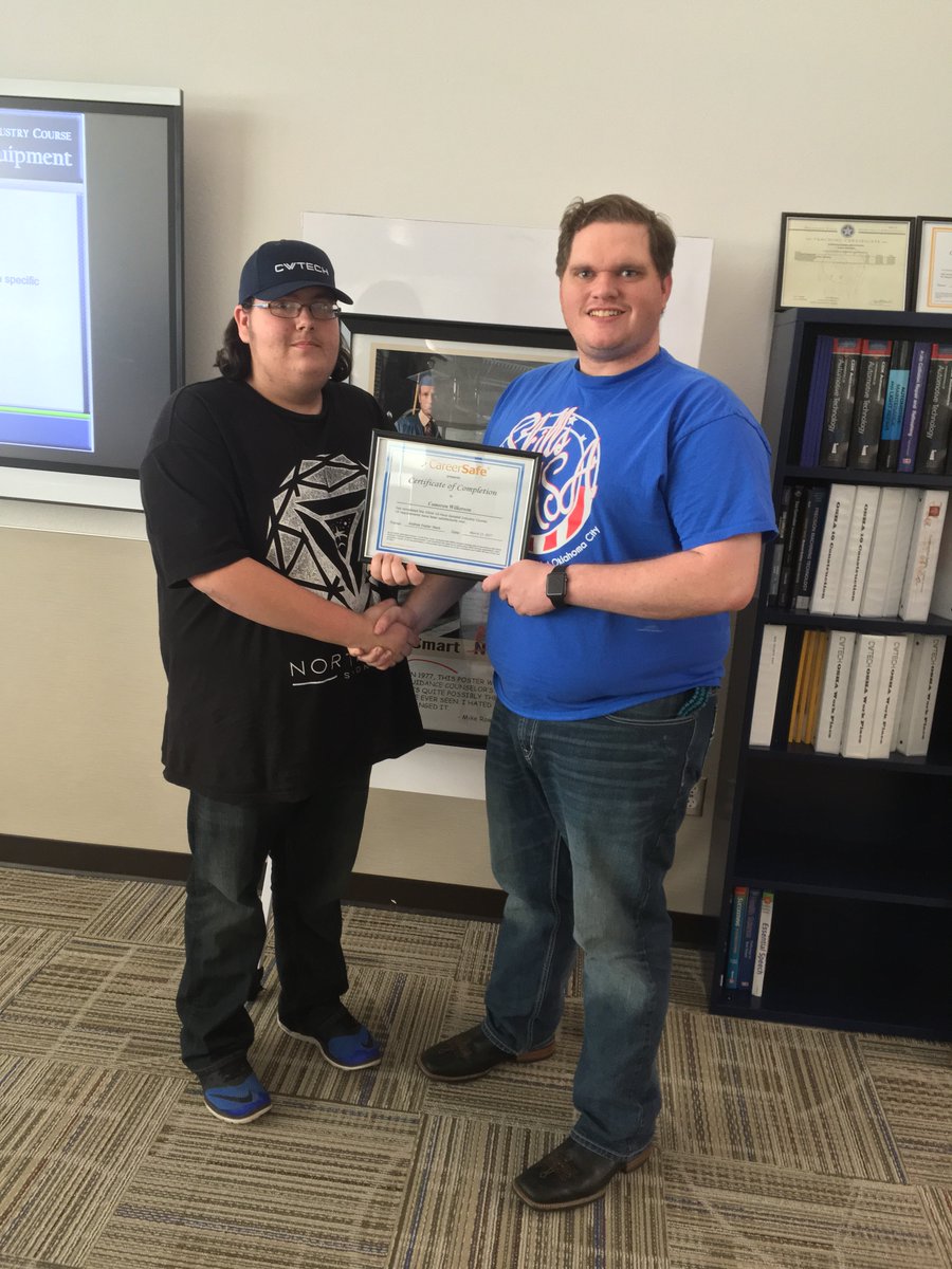 CVTechCV360's tweet photo. Congrats to Cameron Wilkerson on completing hi @CareerSafe OSHA 10!! #cv360 #the6505 #careersafe https://t.co/n8CBOBU3Tb