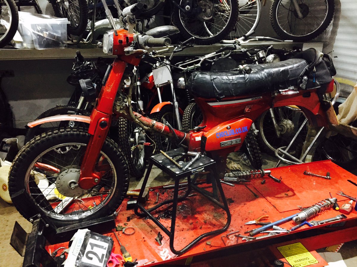 StepthroughCrew's tweet image. Just doing prep for @MCCTrials Lands End Trial.......lots todo!