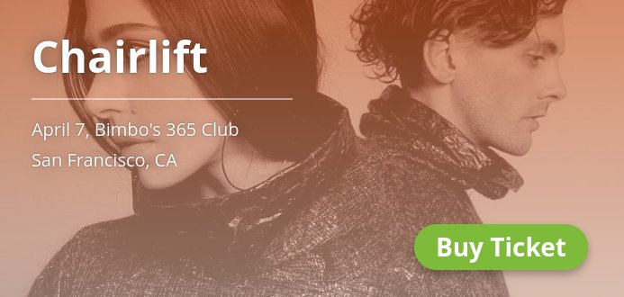 LivePopSF's tweet photo. Let's get ready to rumble with @Chairlifted! Tix: 👉 → https://t.co/gOmn38Esxo https://t.co/1vm0ExwRak