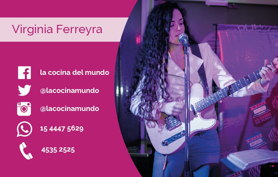El Sábado cerraremos el programa con @virferreyra_!!!!
Música en vivo en la sobremesa de <a href="/lacocinamundo/">La Cocina del Mundo</a> 
De 21 a 00 hs. por <a href="/ElMundoAM1070/">Radio_El_Mundo_AM1070</a>