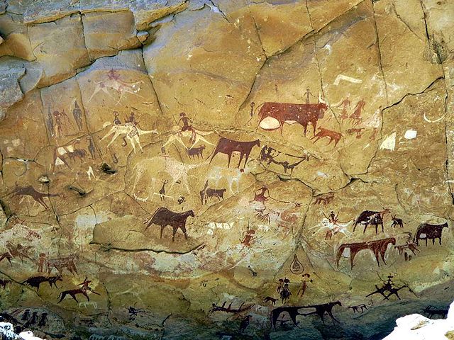 Rock art in the Sahara Desert dating back 8,000 years has been defaced with graffiti  archaeology.org/news/5392-1703…