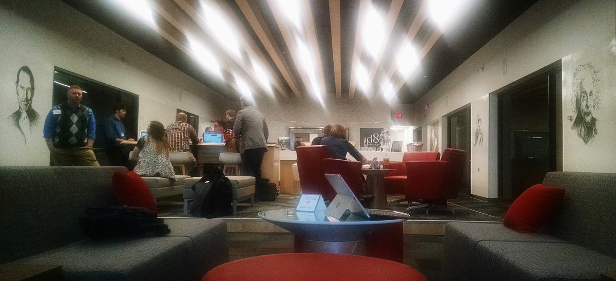 sarahebinder's tweet photo. Great day of coworking, connections between Cedar Valley and Creative Corridor! Thanks @millracecv + @id8workspace for hosting #coworkiowa https://t.co/WpQe5DtVdV