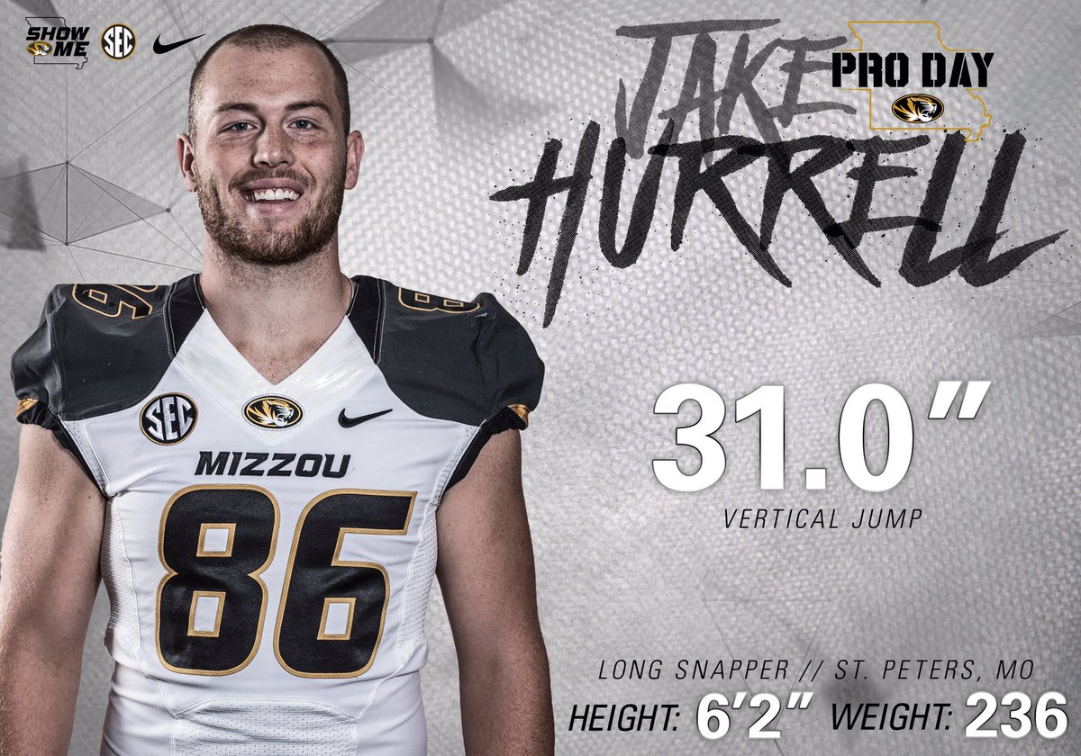 MizzouFootball's tweet photo. #Mizzou Pro Day by the numbers: @Donni_Bruhh @ELaurent87 @cb1_Mizzou @jacob_hurrell 👍👍👍 #MIZ #ShowMe https://t.co/7Fcii02TpL