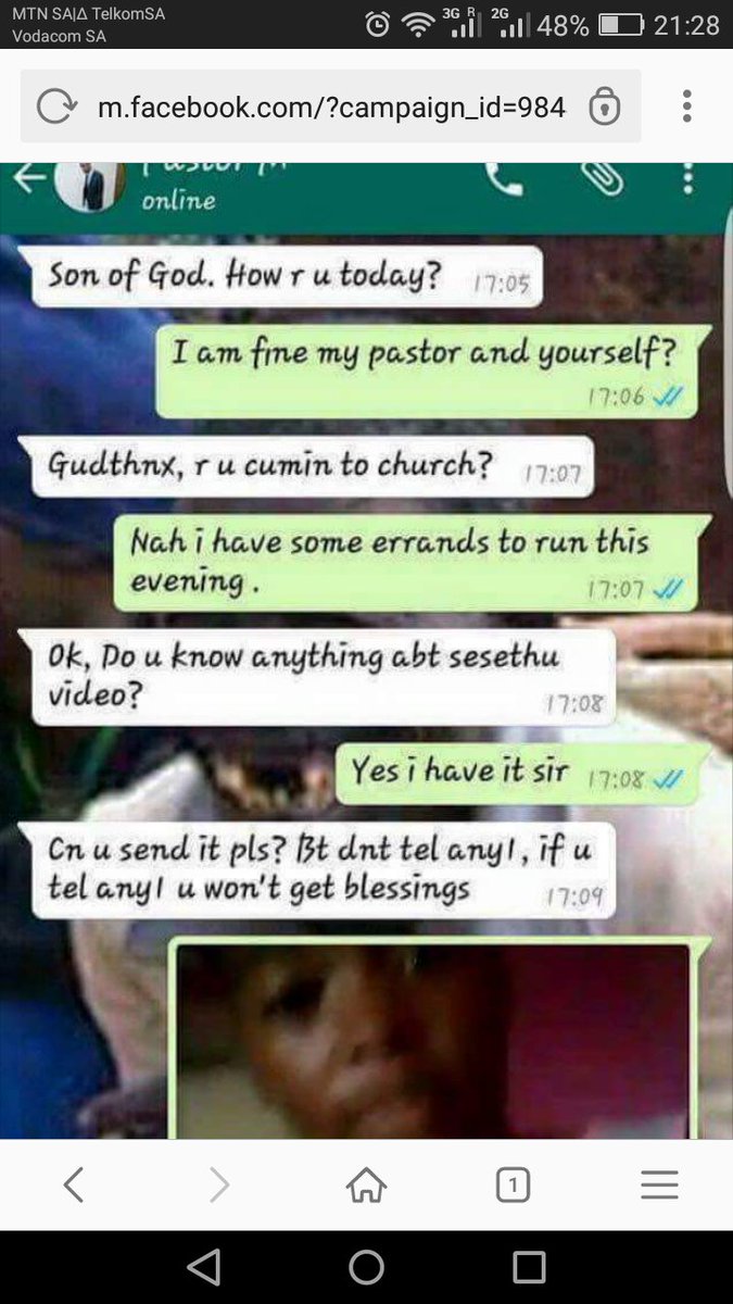 LebohangBetwas's tweet photo. 😢😢😥😭 a friend of mine just sent me this..It's from a "pastor"...Is he the owner of blessings now?😢I'm disgusted #sesethuvideo #sesethu https://t.co/ZvMJwnRx7w