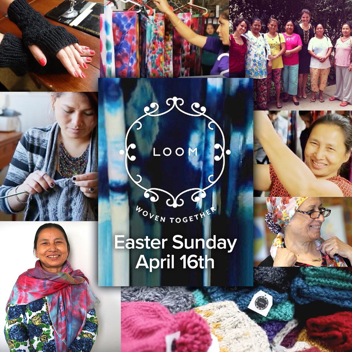 ICSJParish's tweet photo. @LoomChicago will be selling products after 2 Masses on Easter Sunday to benefit artisan women refugees. Learn more: https://t.co/sv55vFIE5R https://t.co/RPBBEEsA1T