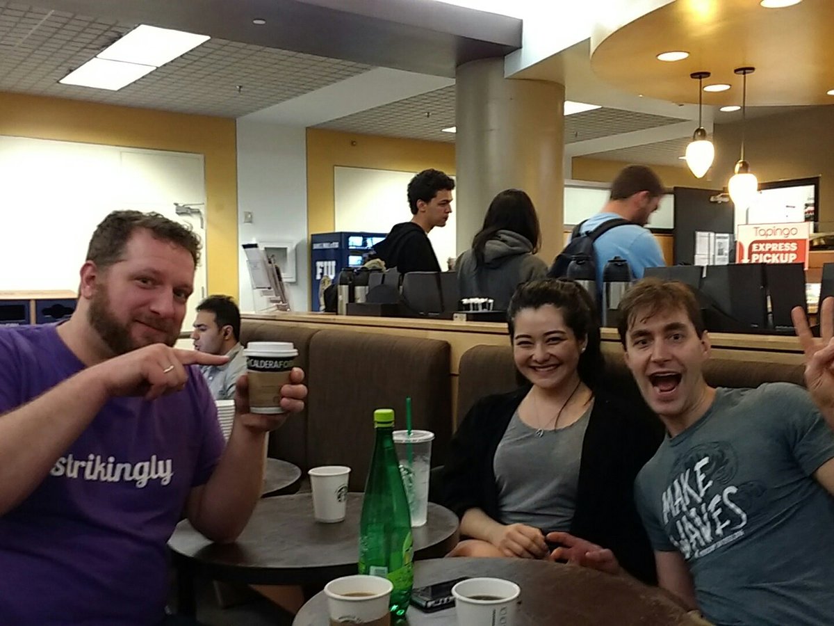Josh412's tweet photo. Official @CalderaWP Coffee #wcmia #andyfromlastyear #WordPress #Carl2016 https://t.co/zOsBJJTIlo