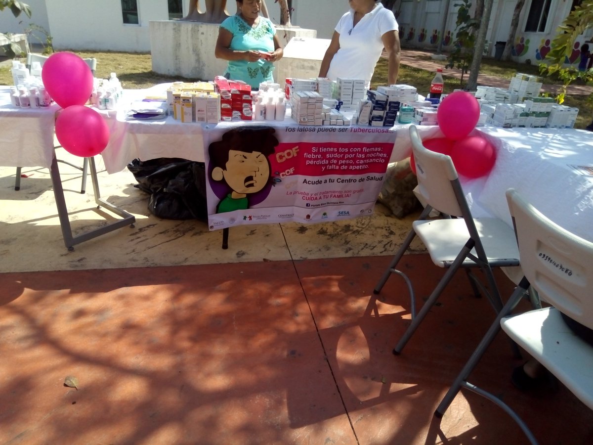 saluddigna1's tweet photo. #HagamosFuturo
#MedicoEnTuColonia
#DiaMundialDeLaTuberculosis 
@juancarrillo58 @IslaMujeresGob #SaludMunicipal https://t.co/wtccDzjDwF