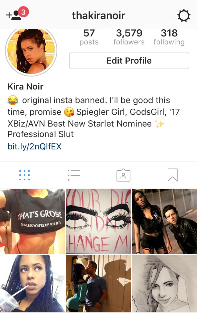 Kira Noir On Twitter My New Instagram Account Is Thakiranoir 😘😘😘