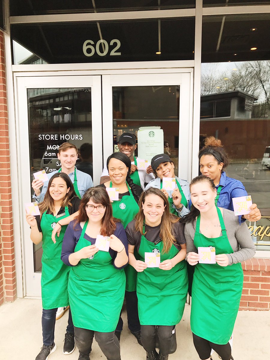sbuxHotRods's tweet photo. Got a brand new batch of certified baristas ready to rock out Nashville! #nashvillegulch https://t.co/LSqAohcx7D
