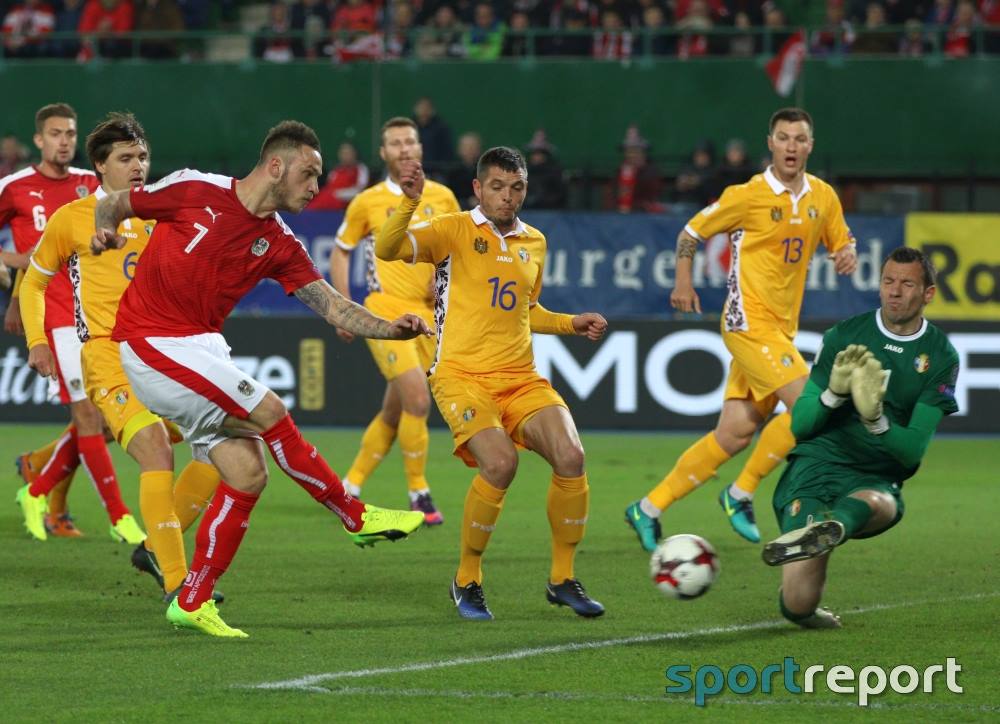 Arbeitssieg für ÖFB-Elf - Österreich knackt Moldawien in der Schlussphase - Bild © Sportreport Fußball, ÖFB, Nationalteam, Österreich, Ernst-Happel Stadion, Moldawien, Österreich vs. Moldawien, WM-Qualifkation, #AUTMDA