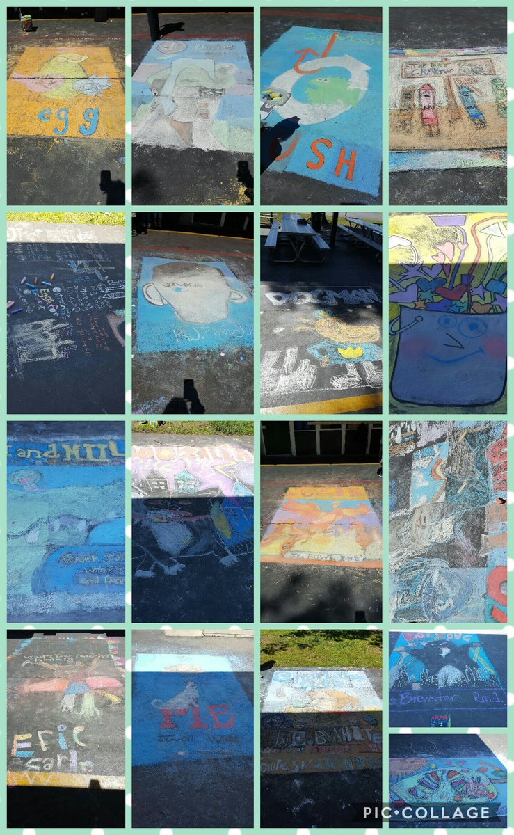 MrsShoshLevin's tweet photo. I loved seeing all the amazing chalk art around campus today. Great job everyone! @Hermosa_Drive  #HermosaLeads2017 https://t.co/UnQzttKiHK