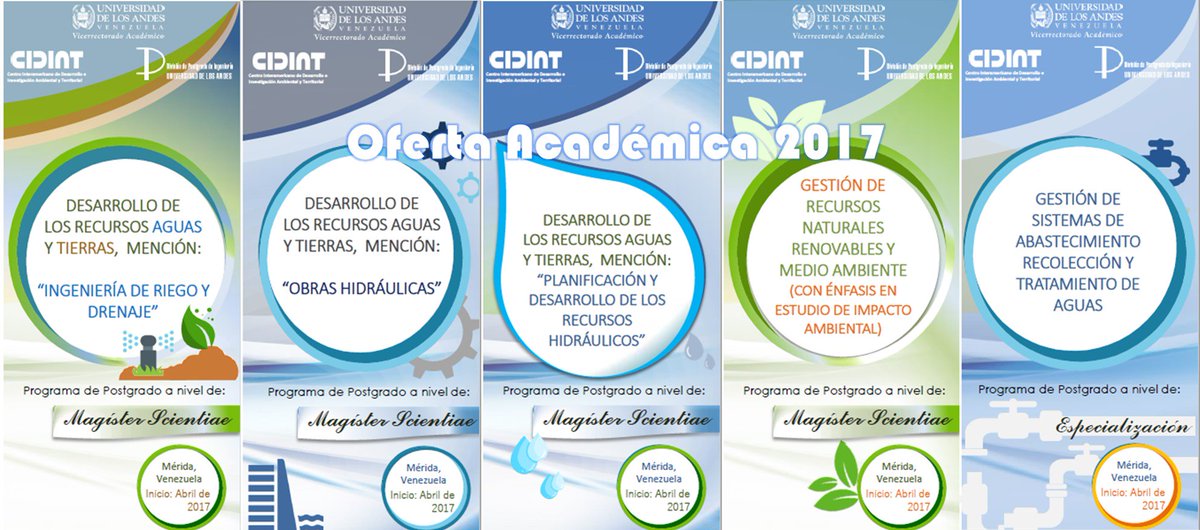 CIDIAT-ULA Inicio de Inscripciones de los Programas de Postgrados Cohorte 2017 <a href="/UCV_Noticias/">UCV Noticias</a> <a href="/UNEToficial/">UNET</a> <a href="/UCLAve/">uclave</a> <a href="/psmmerida/">Politécnico Santiago Mariño Mérida</a>