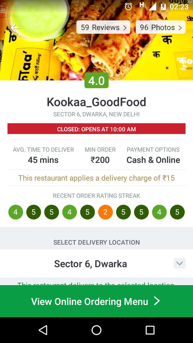 kookaa_goodfood's tweet photo. Proud to have become an overall 4 pointer rated restaurant on Zomato for the 1st time. #teameffort #customerratings #custersspeak https://t.co/v9UTe7Bd34