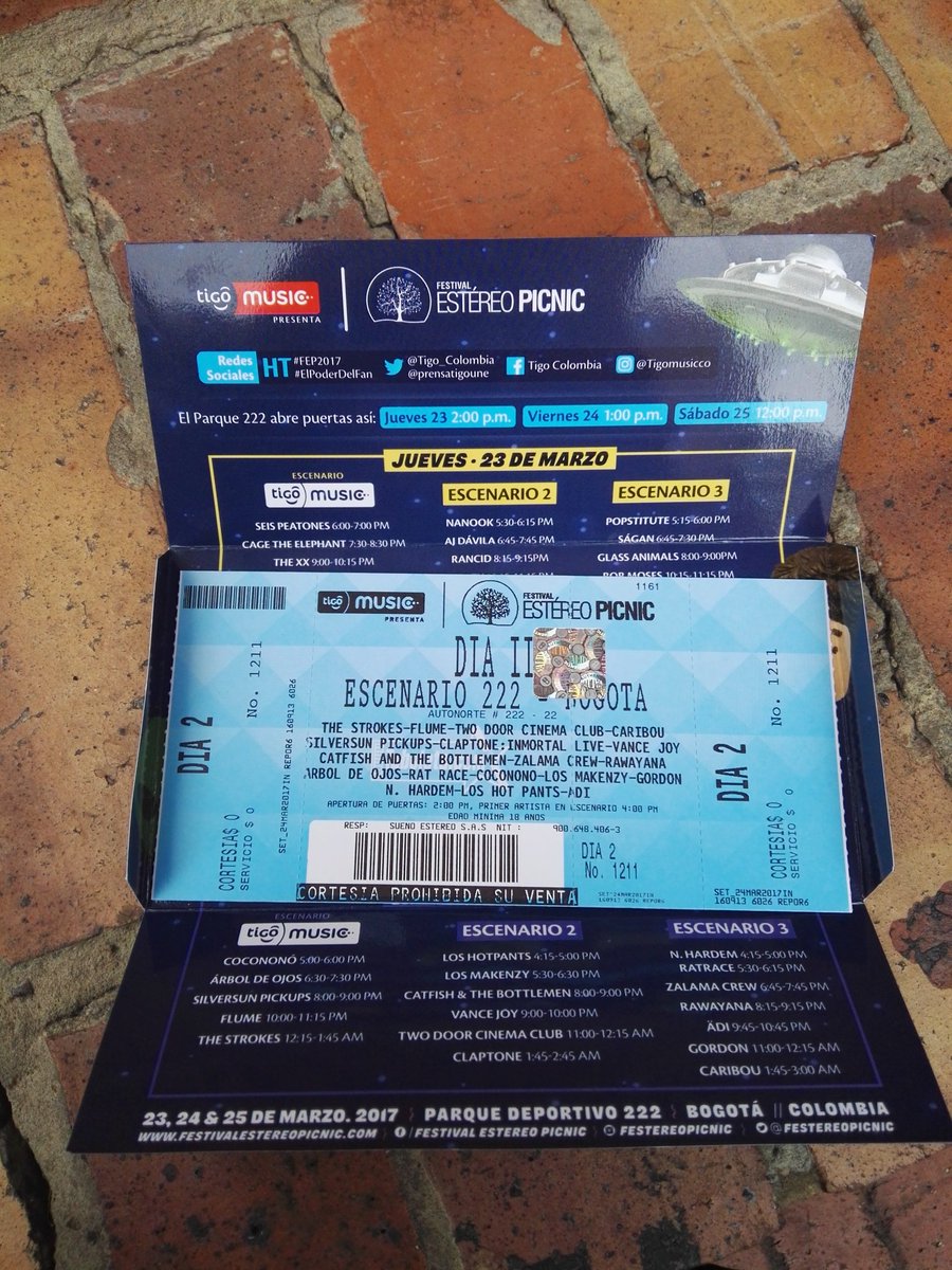 DaniColinaF's tweet photo. Con mi boleta en mano! Me voy al Estéreo Picnic gracias a @HuaweiMobileCo #HuaweiEnVivo #ElPoderDelFan https://t.co/4iBp77SfBY